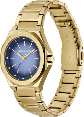 A|X Armani Exchange Women's Watch, Octagonal Three-Hand Watch for Women with Stainless Steel or Silicone Band in Saudi Arabia