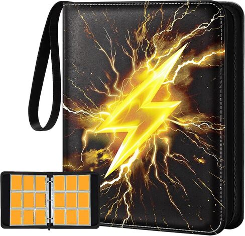 for 9 Pocket Card Binder for 900 Cards - Large Capacity Trading Card Collection Album Folder with Zipper for Women Teens Girls Red White Design for Sports Cards Game Cards in Kuwait