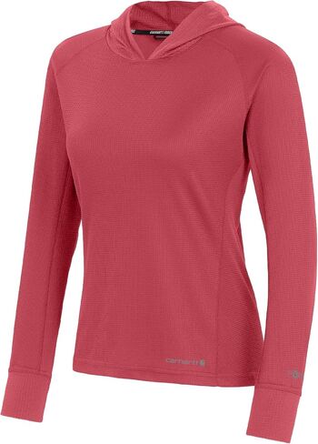 Carhartt Women's Force Midweight Micro-Grid Base Layer Hoodie in Saudi Arabia