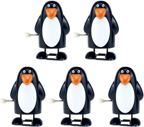 Stobok Christmas Wind Up Toys Clockwork Penguin Walking Toys Stockings Stockers Party Favors Kids Gifor in Saudi Arabia