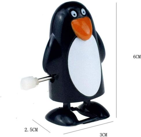 Stobok Christmas Wind Up Toys Clockwork Penguin Walking Toys Stockings Stockers Party Favors Kids Gifor in Saudi Arabia