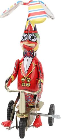 بطة على TIN TOY TOY CLOCKWORK RETRO RONT UP TOY COWN COLLESTER in Kuwait