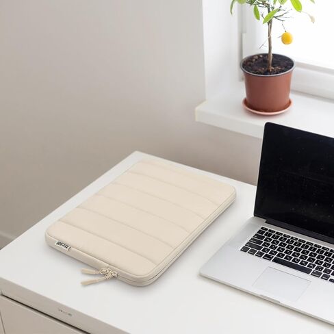 حالة كمبيوتر محمول منتفخة 13.3 بوصة ، 13-13.3 بوصة كمبيوتر محمول لجهاز MacBook Air 13 13.6 بوصة M4 M3 M2 M1 2025 ، MacBook Pro 13/ Mac Pro 14،13.3 "HP Lenovo Dell مقاومة للماء مع حقيبة صغيرة in Kuwait
