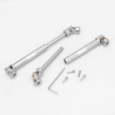 daitoku Stainless Steel Drive Shaft 90-125mm for 1/10 TRX4 SCX10 Wraith Axial SCX10II Capra D90 TF2 Redcat Gen7 RC Crawler Car in Saudi Arabia