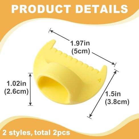 ALPINLEUX 2 PCS قفل غرزة الحافة ومقياس الخياطة ، أداة الخياطة الحافة ، أداة قفل الخياطة الحافة ، مقياس الخياطة ، أدوات قياس الخياطة للمبتدئين ، حتى الغرز (3 مم ، 4 مم) in Saudi Arabia