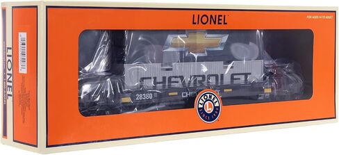 Lionel Chevrolet Maxi Stack O Gauge Model Train Flatcar with Double Container Load in Saudi Arabia