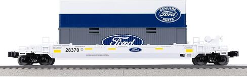 Lionel Ford Maxi Stack O Gauge Model Train Flatcar مع تحميل حاوية مزدوج in Saudi Arabia