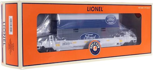 Lionel Ford Maxi Stack O Gauge Model Train Flatcar مع تحميل حاوية مزدوج in Saudi Arabia