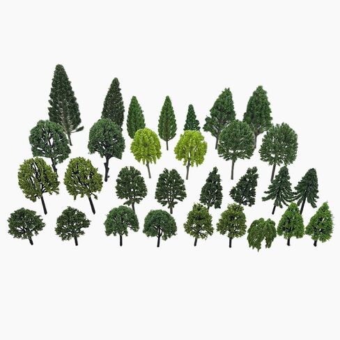 30 PCS 2.4-5.9 بوصة الأشجار المصغرة المختلطة ، الأشجار المزيفة ، الأشجار النموذجية ، الأشجار الصغيرة لمشاريع الديوراما ، مشاريع المناظر الطبيعية ، تخطيط القطار ، مشاريع مدرسية ، تخطيط هو ، حديقة خيالية (بدون قاعدة) in Saudi Arabia