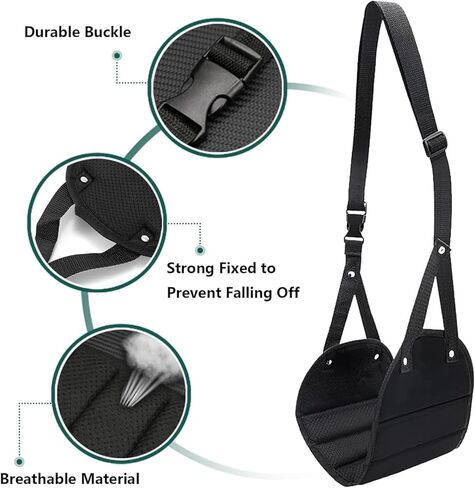 1-Pack Foot Hammock for Plane Travel | Adjustable and Lightweight Portable Under Desk Foot Rest for Air Travel and Office | Essentials to Relax Your Feet in Saudi Arabia