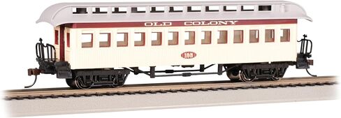 Bachmann Trains - Old-Time Car with Round-End Clerestory Roof - Coach - Old Colony RR - HO Scale in Saudi Arabia