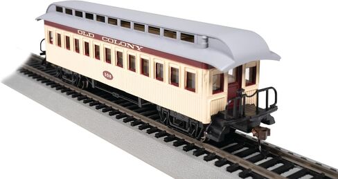 Bachmann Trains - Old-Time Car with Round-End Clerestory Roof - Coach - Old Colony RR - HO Scale in Saudi Arabia