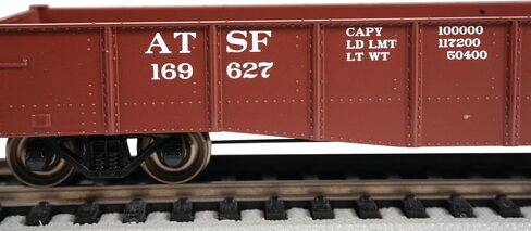 Bachmann Trains - 50'6 "Drop -end Gondola - ATSF (Santa Fe) - HO Scale in Saudi Arabia
