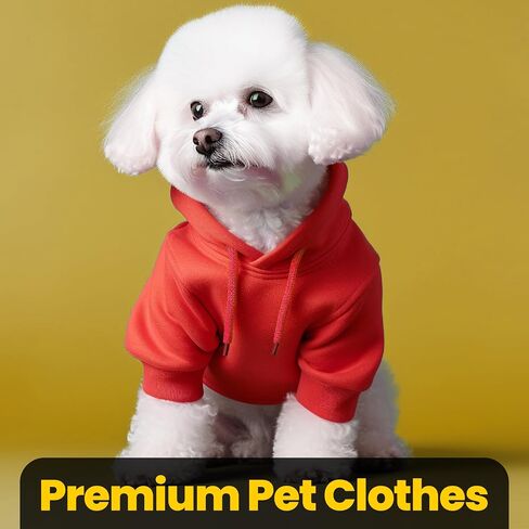 Matching Hoodies for Dogs and Humans - Soft Dog Sweatshirt Set - Premium Dog Hoodie is a Great Gift for Christmas in Saudi Arabia