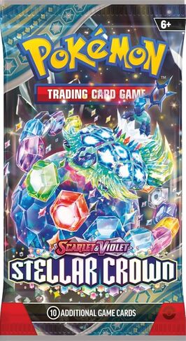 POKEMON TCG: Scarlet & Violet Stellar Crown BOOSTER PACK (1 PACK) - 10 Cards in Saudi Arabia