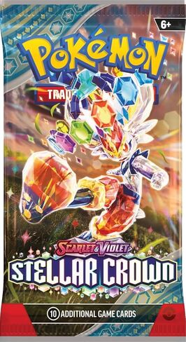 POKEMON TCG: Scarlet & Violet Stellar Crown BOOSTER PACK (1 PACK) - 10 Cards in Saudi Arabia