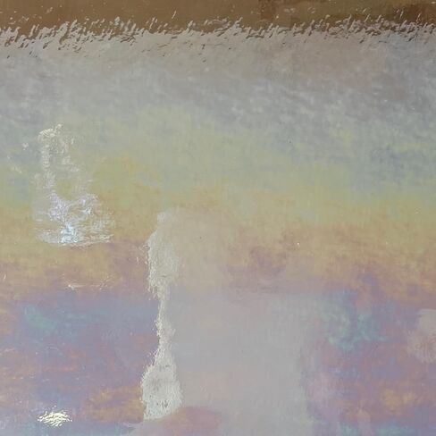 Crystal Clear Luminescent COE 96 System 96 Fusible Glass Sheet (2) in Saudi Arabia