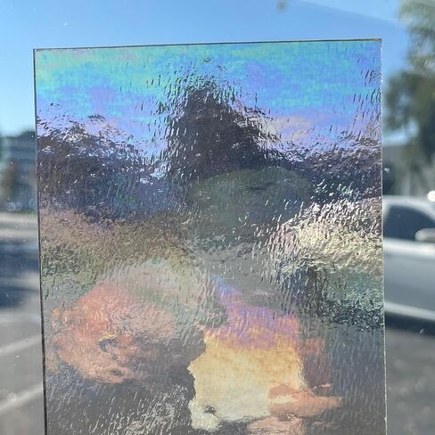 Crystal Clear Luminescent COE 96 System 96 Fusible Glass Sheet (2) in Saudi Arabia