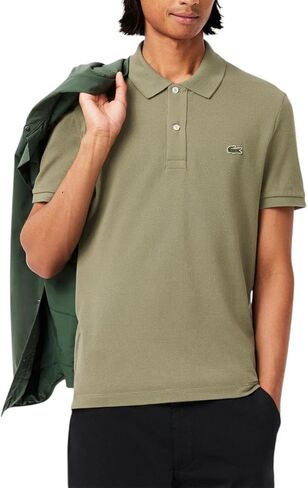 Lacoste Men's Classic Pique Slim Fit Short Sleeve Polo Shirt, Cobalt, X-Large in Saudi Arabia