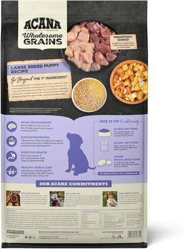 ACANA Wholesome Grains Dry Dog Food Large Breed Adult Recipe 22.5lb Bag in Saudi Arabia