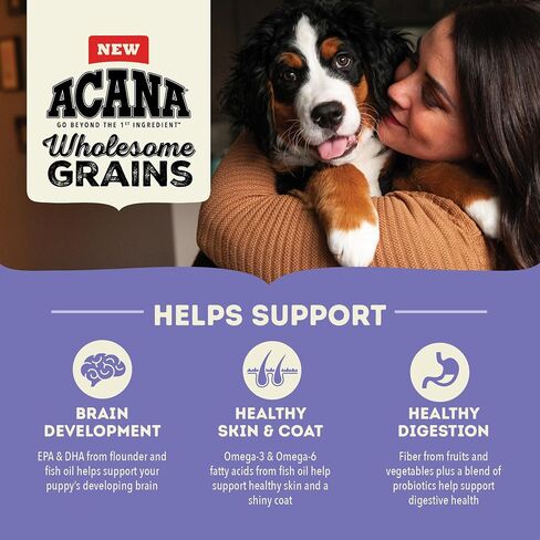 ACANA Wholesome Grains Dry Dog Food Large Breed Adult Recipe 22.5lb Bag in Saudi Arabia