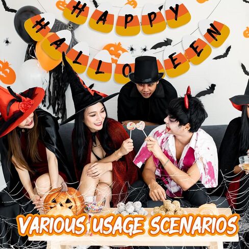 100 Pcs Halloween Candy Corn Paper Cutouts Classic Design 4 Inch DIY Craft Decoration Set Halloween Corn Bulletin Board Cutout for Fall DIY Art Wall Craft Home Parties Festive Projects in Saudi Arabia