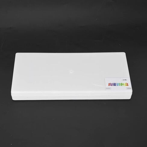 Watercolor Palette Box, Watercolor Paint Tray Acrylic Painting Mixing Palette Case for Gouache Acrylic Oil Paint (24-Grid) in Saudi Arabia