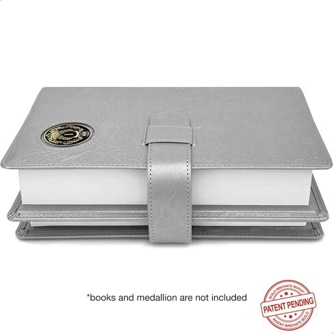 GALILEO® Double AA Big Book Cover & 12 Steps & 12 Traditions | PU Leather | Coin Holder | AA Book Covers for Hardcover | AA Gift | Alcoholics Anonymous (Coin Pocket/Copper) in Saudi Arabia