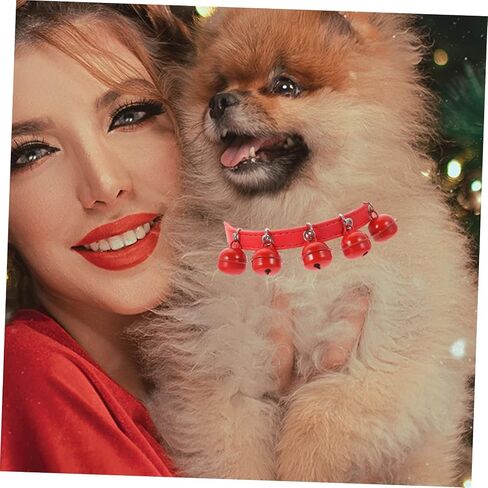 Galpada Pet Dog Cat Cat Leash with Bell Rope Rope Leash Strap للاستخدام اليومي للحيوانات الأليفة سحب حبل مناسب للكلاب والقطط (أحمر) in Saudi Arabia