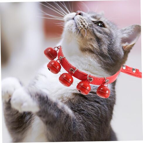 Galpada Pet Dog Cat Cat Leash with Bell Rope Rope Leash Strap للاستخدام اليومي للحيوانات الأليفة سحب حبل مناسب للكلاب والقطط (أحمر) in Saudi Arabia