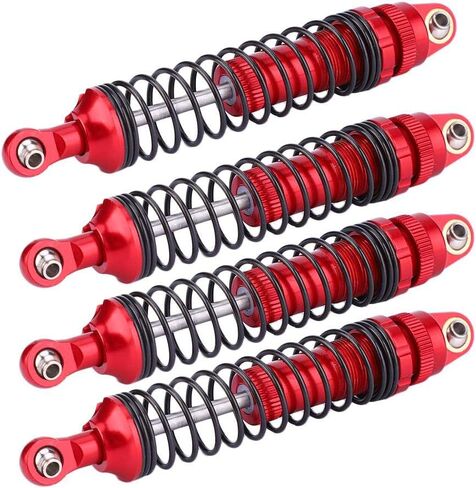 RC Absorber ، 1/10 Alloy RC Car Praptor Parts متوافقة مع SCX10 D90 ، 4pcs (110 مم) in Saudi Arabia