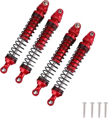 RC Absorber ، 1/10 Alloy RC Car Praptor Parts متوافقة مع SCX10 D90 ، 4pcs (110 مم) in Saudi Arabia