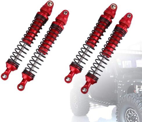 RC Absorber ، 1/10 Alloy RC Car Praptor Parts متوافقة مع SCX10 D90 ، 4pcs (110 مم) in Saudi Arabia