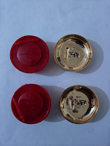 Lal/Red Dry Suhagin Sindoor Lal/Laal Sukha Sidoor Dibbi GOL Dabbi Pack of 2 Red in Saudi Arabia