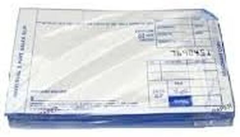 1 Pack 50slips 2part PCI الامتثال مسودة مبيعات زلة قصيرة L 5.375 X W 3.25 in Saudi Arabia