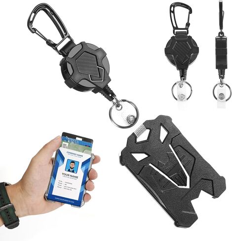 2PackBadge Holder Retractable Clip Id Badge Card Holders in Saudi Arabia