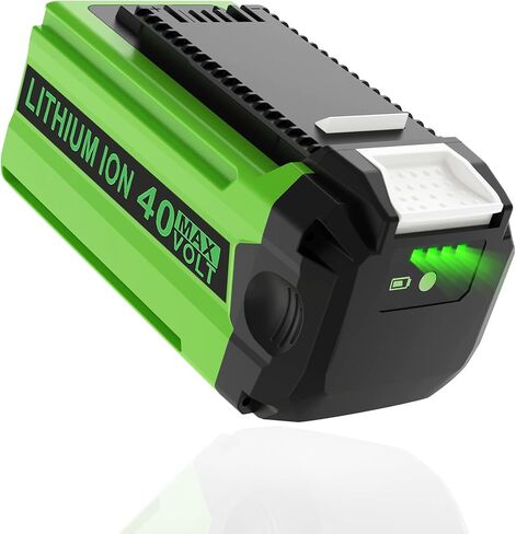 استبدال بطارية 40 فولت 6.0 أمبير في الساعة لبطارية Greenworks 40 فولت متوافقة مع بطارية أدوات الطاقة GreenWorks 40 فولت G-MAX 29472 29462 29252 20202 22262 25312 25322 20642 22272 27062 21242 in Kuwait