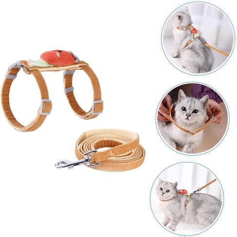 Harness for Cat Kitten Outdoor Leash Cat Accessory Comfortable Pet Leash in Saudi Arabia