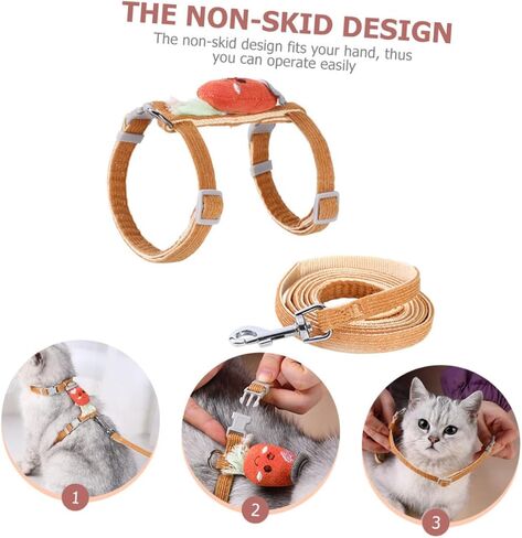 Harness for Cat Kitten Outdoor Leash Cat Accessory Comfortable Pet Leash in Saudi Arabia