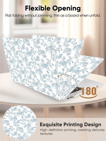Seorsok متوافق مع MacBook Air 13 بوصة Case 2022 2021 2020-2018 إطلاق A1932 A2179 M1 A2337 معرف اللمس ، علبة قذيفة بلاستيكية بلاستيكية زهرة ملونة مع غطاء لوحة المفاتيح ، الأزهار الوردية in Saudi Arabia