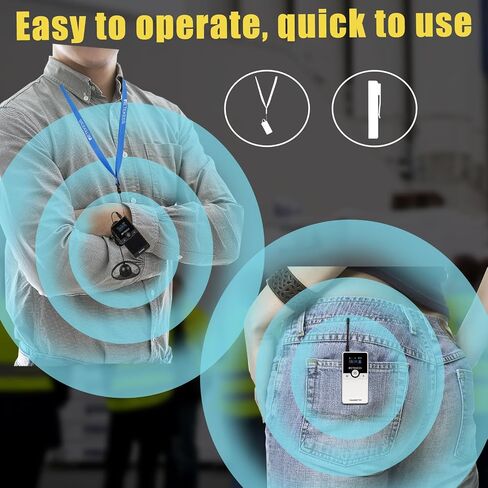 Retekess TT116 Wireless Audio Tour Guide System, Whisper Systems, One Key Mute, Noise Reduction, Wireless Plant Tour Headset for Factory, Manufacturing (1 Transmitter 10 Receivers) in Kuwait