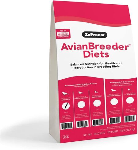 Zupreem Avianbreeder Fruitblend - بباوات كبيرة - 40 رطلاً in Saudi Arabia