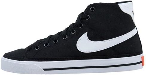 حذاء الجري Nike W Court Legacy CNVS متوسط ​​للنساء، أبيض/أسود-برتقالي، 6.5 UK (9 US) in Saudi Arabia