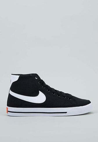 حذاء الجري Nike W Court Legacy CNVS متوسط ​​للنساء، أبيض/أسود-برتقالي، 6.5 UK (9 US) in Saudi Arabia