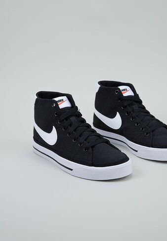 حذاء الجري Nike W Court Legacy CNVS متوسط ​​للنساء، أبيض/أسود-برتقالي، 6.5 UK (9 US) in Saudi Arabia