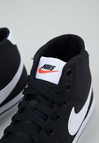 حذاء الجري Nike W Court Legacy CNVS متوسط ​​للنساء، أبيض/أسود-برتقالي، 6.5 UK (9 US) in Saudi Arabia