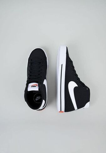 حذاء الجري Nike W Court Legacy CNVS متوسط ​​للنساء، أبيض/أسود-برتقالي، 6.5 UK (9 US) in Saudi Arabia