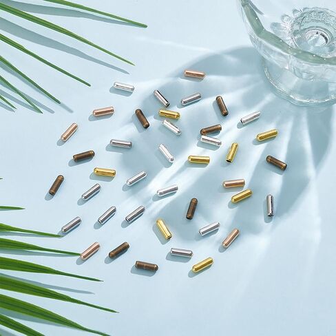FREEBLOSS 100Pcs Brooch Pin Stoppers Metal Brooch Pin Stick Backing Lapel End Cap Hat Safety Pins for DIY Jewelry Findings Accessories in Saudi Arabia