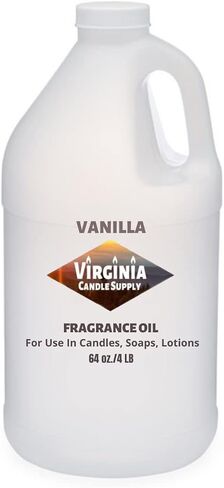 Vanilla Fragrance Oil (64 oz Jug) for Candle Making, Soap Making, Tart Making, Room Sprays, Lotions, Car Fresheners, Slime, Bath Bombs, Warmers… in Saudi Arabia