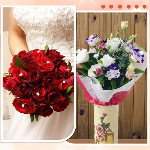 300 Pcs Crystal Corsage Boutonniere Pins 1.5 Inch Straight Head Clear Diamond Rhinestone Floral Flower Pins Elegant DIY Crafts Jewelry Sewing Decoration Accessories for Quilting Wedding in Saudi Arabia